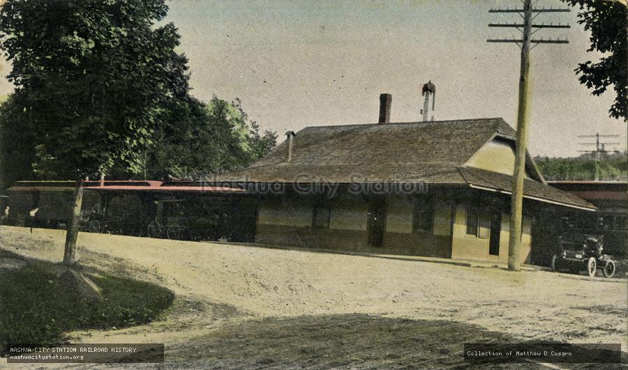 Postcard: Boston & Maine Station, Harrisville, New Hampshire